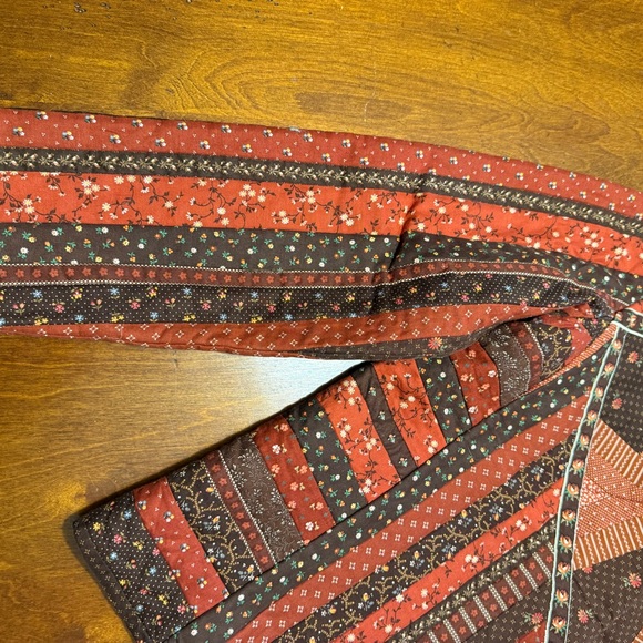 Handmade Quilted Folk Art Jacket | Patchwork Prairie Coat - Picture 10 of 16